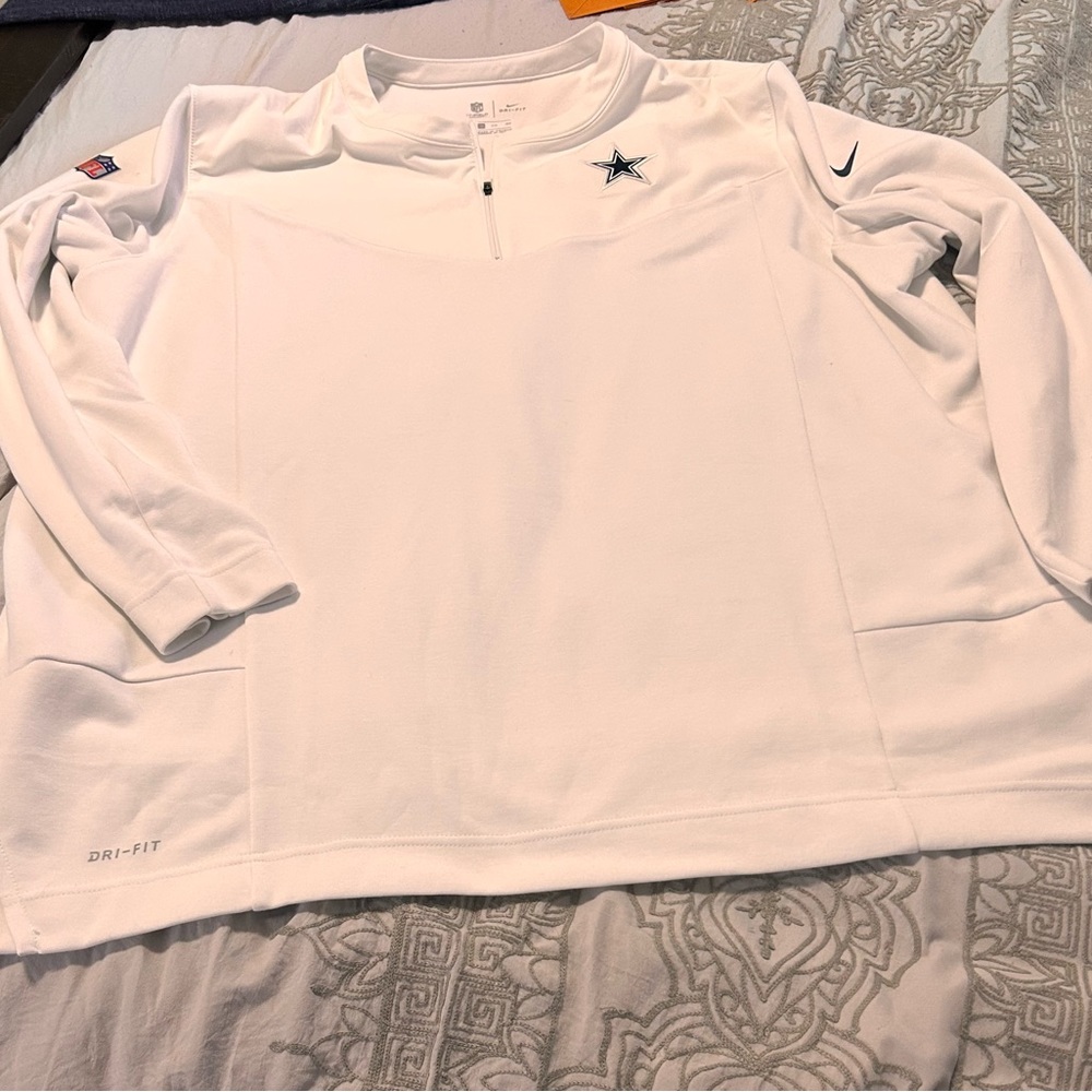 Dallas Cowboys Dri Fit long sleeve White 3XL- used once